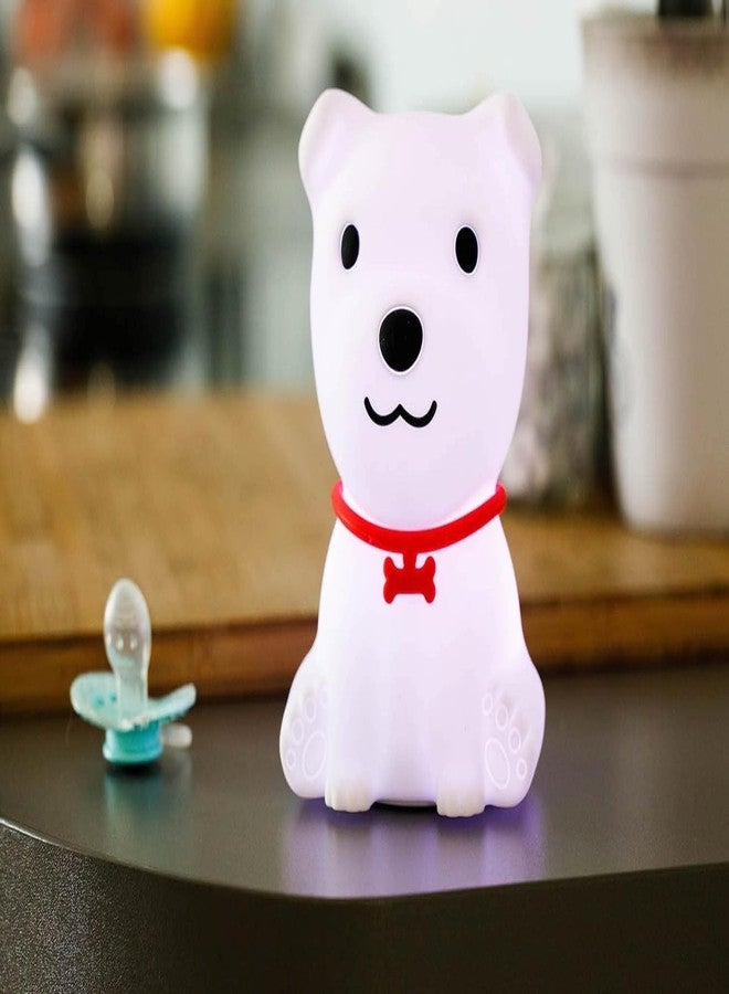 Zilloquil Silicone Kids Nursery Night Light, Cute Dog Light for Baby Room Decor, Boys, Girls, Baby, Home Decorations, Birthday Gifts Animal Lamp, USB Rechargeable, Color Changing (Puppy Lamp) - Image 3