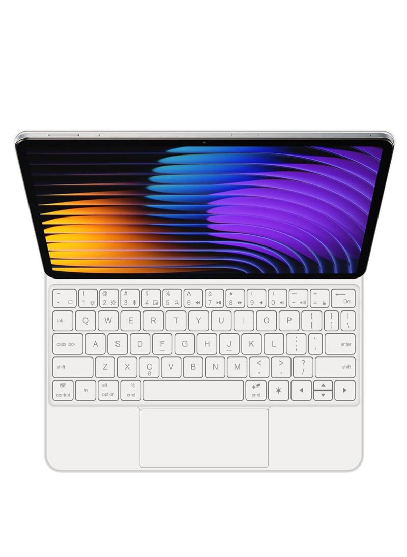 Generic - Magnetic Floating Wireless Keyboard Case Compatible with Xiaomi Mi Pad 7 / Mi Pad 7 Pro 11.2'' (2024), Bluetooth Keyboard with Multi-Touch Trackpad - Image 1