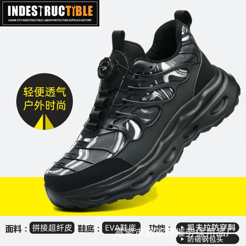 Meike Multi-Button Anti-Smash, Anti-Puncture, Lightweight Labor Protection Shoes That Are Not Tired After Standing For A Long Time, Breathable Safety Shoes, Wear-Resistant Protective Shoes - Image 3