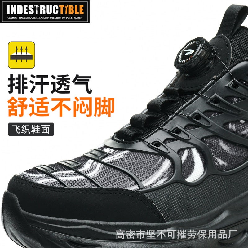 Meike Multi-Button Anti-Smash, Anti-Puncture, Lightweight Labor Protection Shoes That Are Not Tired After Standing For A Long Time, Breathable Safety Shoes, Wear-Resistant Protective Shoes - Image 5