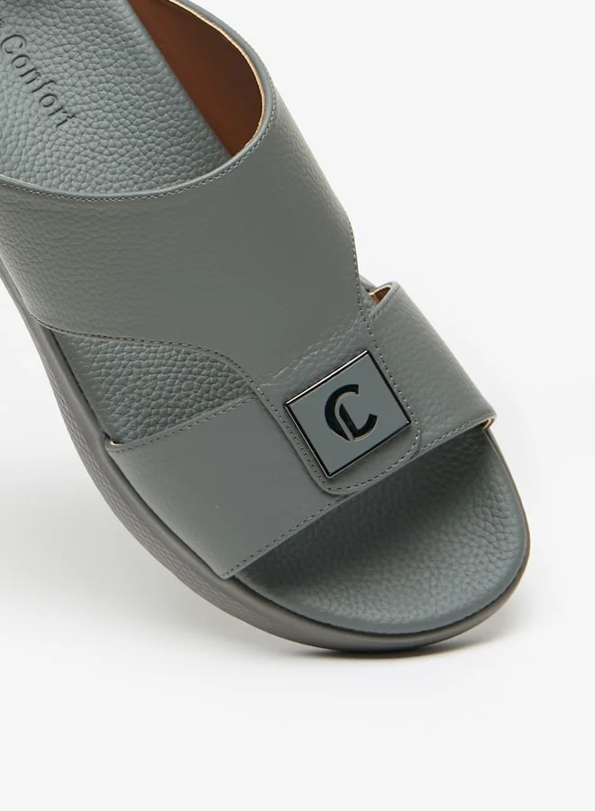 Le Confort Men's Textured Slip-On Arabic Sandals