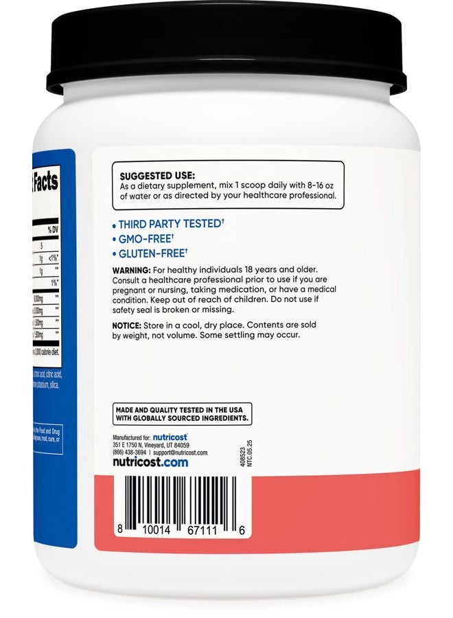 Nutricost BCAA Powder 2:1:1 (Watermelon, 120 Servings) - Gluten Free, Non-GMO, Vegetarian - Image 4
