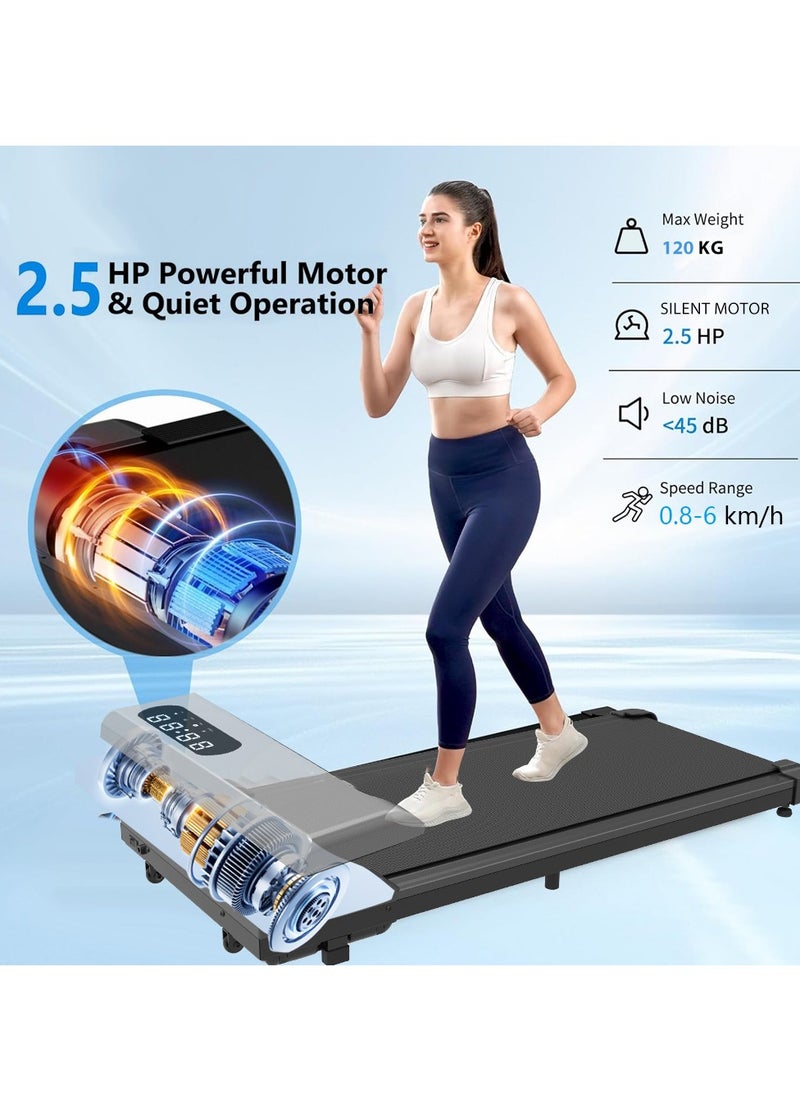 Generic Walking Pad Treadmill 265 lb Capacity 3 in 1 Portable Under Desk Treadmill for Home and Office with Remote Control LED Display  - Image 3