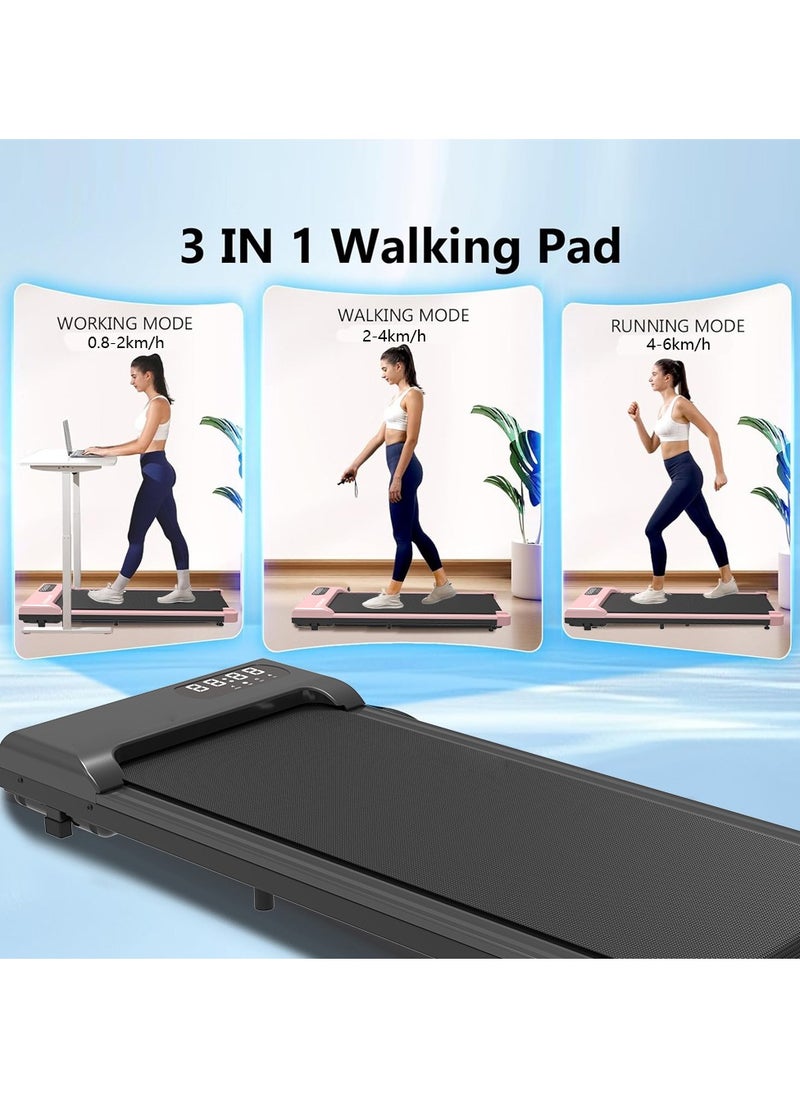 Generic Walking Pad Treadmill 265 lb Capacity 3 in 1 Portable Under Desk Treadmill for Home and Office with Remote Control LED Display  - Image 5