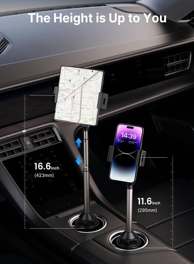 JSAUX clamp cup phone holder for car BLACK - Image 4