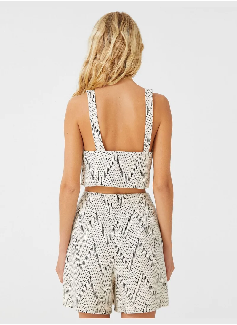 KOTON Crop Bustier Underwired Thick Strappy