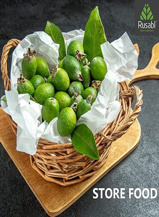 Rusabl لفافة مناشف مطبخ عضوية من RUSABL للتنظيف، قماش تنظيف قابل لإعادة الاستخدام مصنوع من الخيزران، مناشف ورقية خالية من الأشجار، صديقة للبيئة وقابلة للتحلل الحيوي (50 ورقة) - Image 4