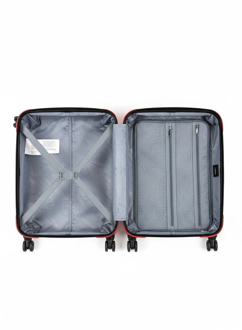 Gabol  Gabol Orleans Small Trolley Bag – Coral – ABS Hard Shell 4-Wheel Lightweight Travel Suitcase  | Best Price UAE