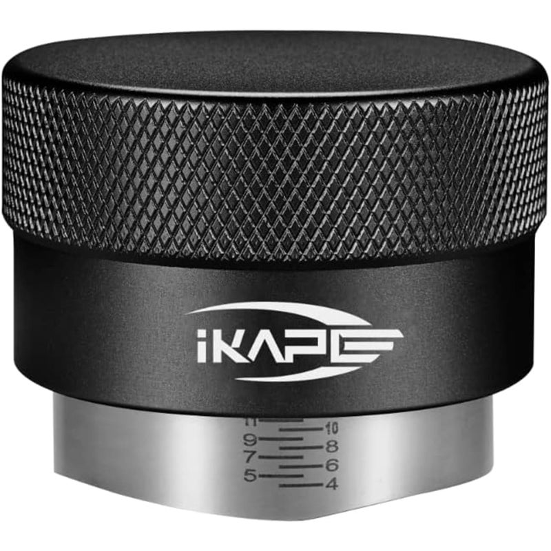 IKAPE Coffee Products 58MM Coffee Distributor Gravity Adaptive Espresso Distributor Fits All Over 58MM Espresso Portafilter Compatible with 5835MM Rancilio Bottomless Portafilter Black