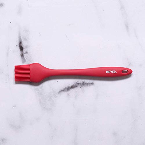 Meyer Silicone Brush | Silicone Oil Brush for Cooking | Oil Brush for Dosa Tawa | Brush for Oiling Pan | Oil Greasing Brush | Butter Brush | Kitchen Tool, Red - Image 2