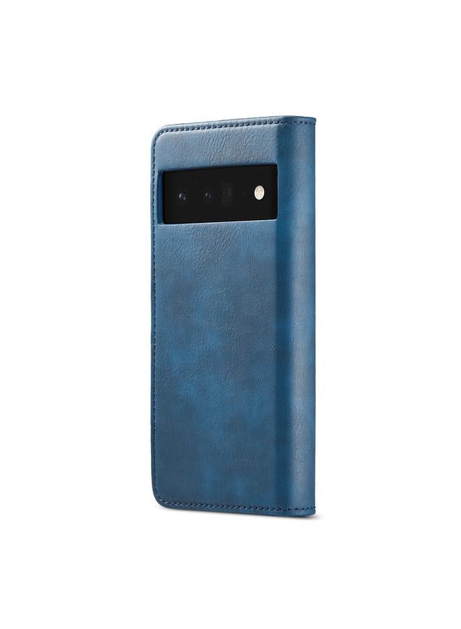 Dg مينغ جراب هاتف من الجلد المغناطيسي القابل للفصل بتصميم Crazy Horse لهاتف Google Pixel 6 Pro - Image 3