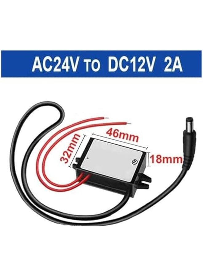 محول الجهد من التيار المتردد إلى التيار المستمر 24 فولت 36 فولت 48 فولت إلى 12 فولت تيار مستمر 2 أمبير AC24 DC12 2A - Image 3