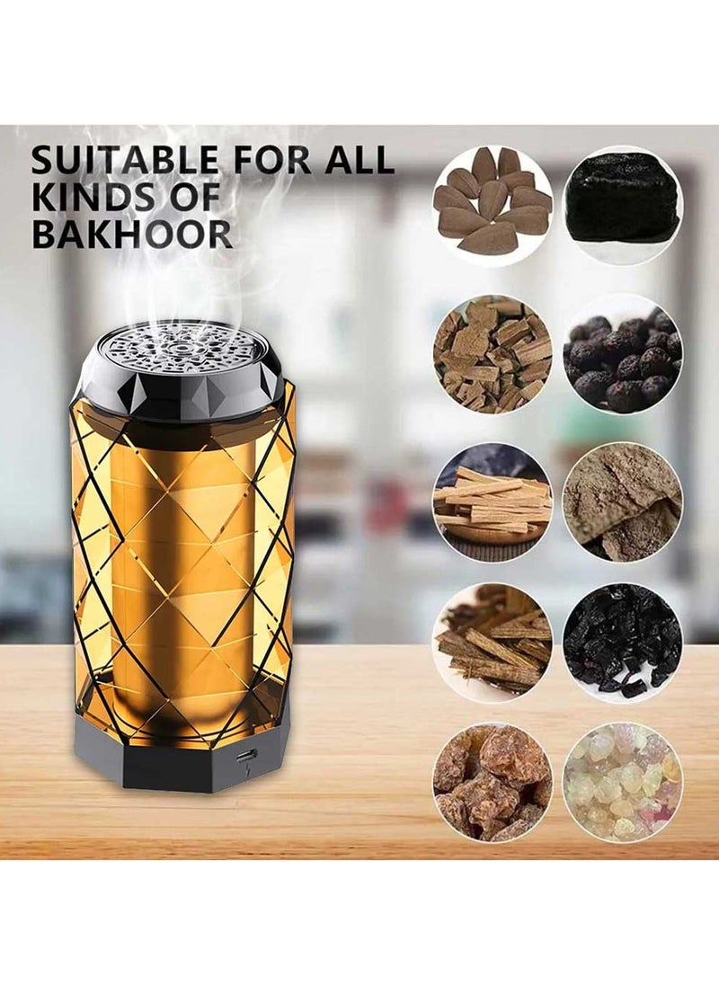 Bakhoor BoSidin New Release Bakhoor Electric Incense Burner Unique Crystal Design 2000mAh Battery Car Oud Incense Burner  - Image 3