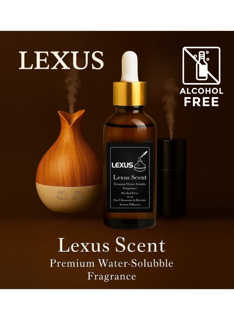 Lexus concentrated fragrance for electric and ultrasonic diffusers 50ml - home, office and car aroma oil - alcohol-free, residue-free purity - long-lasting performance - safe and clean - Image 1