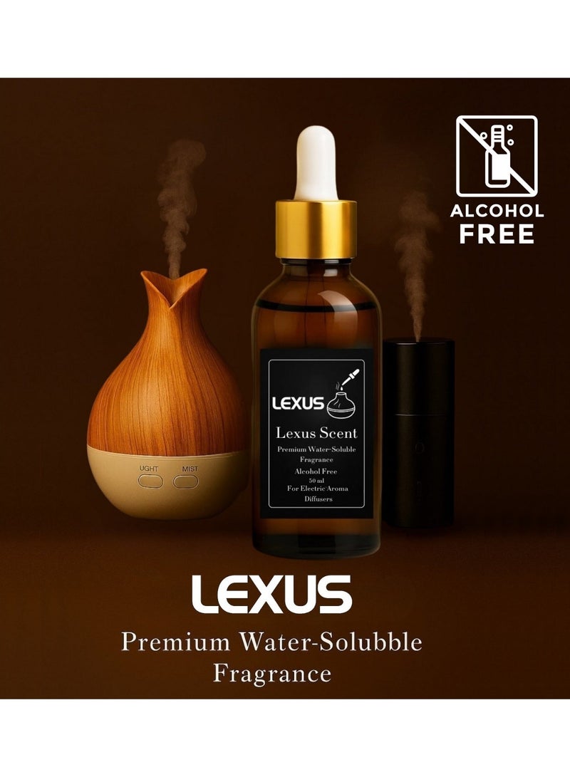 Lexus concentrated fragrance for electric and diffusers 50ml - home, office and car aroma oil - alcohol-free, residue-free purity - long-lasting performance - safe and clean - Image 1