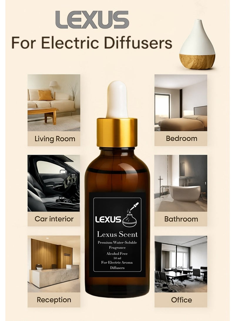 Lexus concentrated fragrance for electric and diffusers 50ml - home, office and car aroma oil - alcohol-free, residue-free purity - long-lasting performance - safe and clean - Image 4