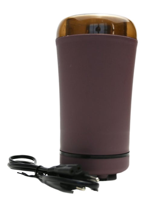 Coffee Grinder-Herb Grinder Electric Spice Grinder With 150W Motor For Herbs,Spices,Coffee Beans,Nuts,Grains, One Press Operation With Pollen Catcher