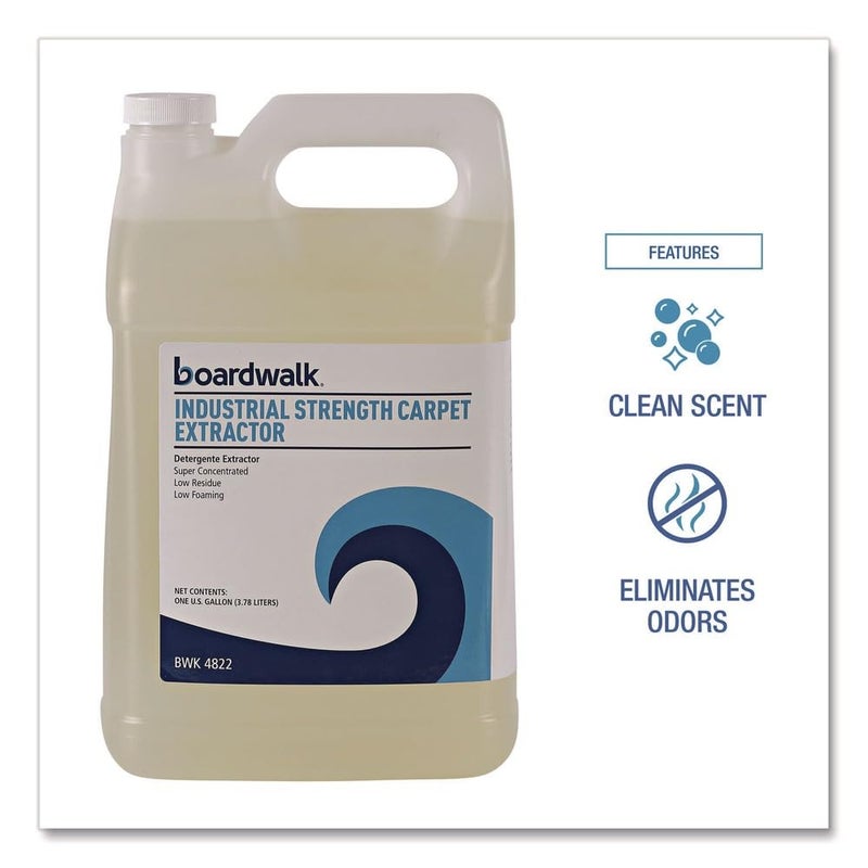 boardwalk BWK 4822EA 1 Gallon Bottle Clean Scent Industrial Strength Carpet Extractor - Image 5
