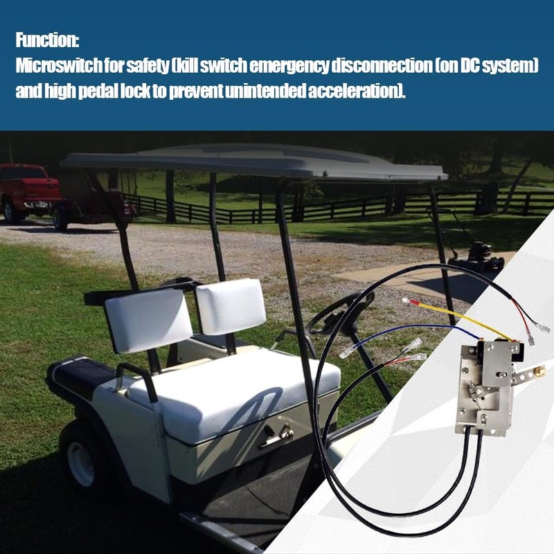 Automkt Throttle Potentiometer with Micro Switch for EZGO Marathon Golf Cart (1990-1994) - Image 5