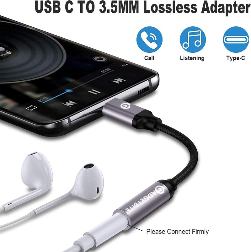 GadgetBite Aux Type-C to 3.5mm Audio Adapter Connector with Built-in DAC Chip Compatible with iPhone 15 Pro Max/ 15 Pro/ 15 Plus, Galaxy S24 Ultra/ S23 Ultra/ S22/ S21, Flip/Fold, iPad Pro & Other - Image 4
