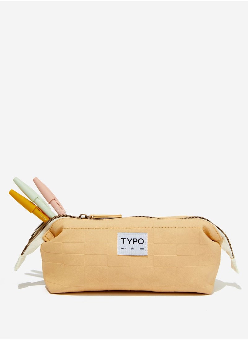 Typo - Recycled Mix Pu Billie Pencil Case - Image 1