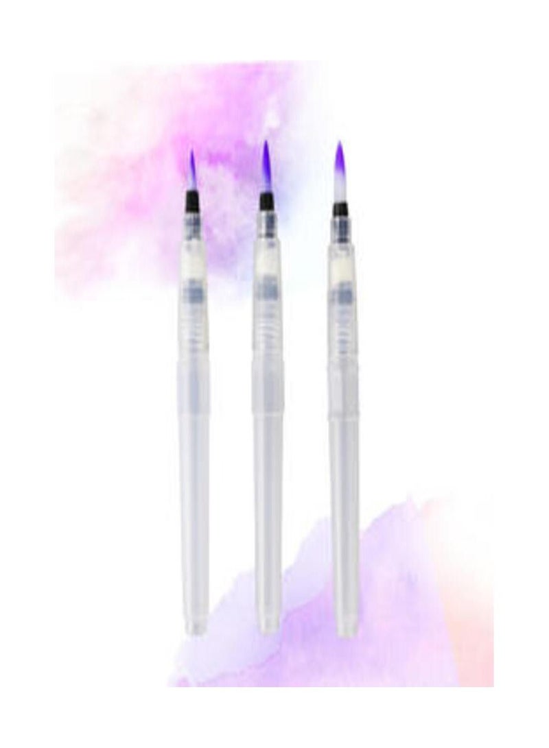 Smart 3 Brushes 155mm Portable Paint Brush Water Color Brushes Pencil Soft Watercolor Brush Pen for Beginner Painting Drawing Art Supplies - Image 2