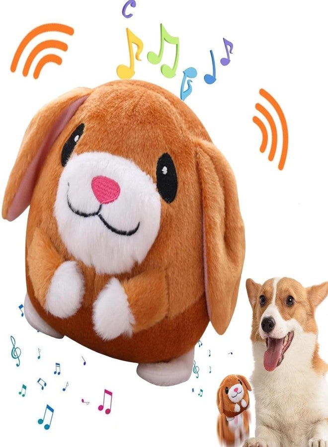 OTXKXBLP Active Moving Plush Toy, Interactive Pet Bouncing Balls, USB Rechargeable Sound Electronic Dog Toy, Cute Squeaky Pig Dog Toy - Image 1