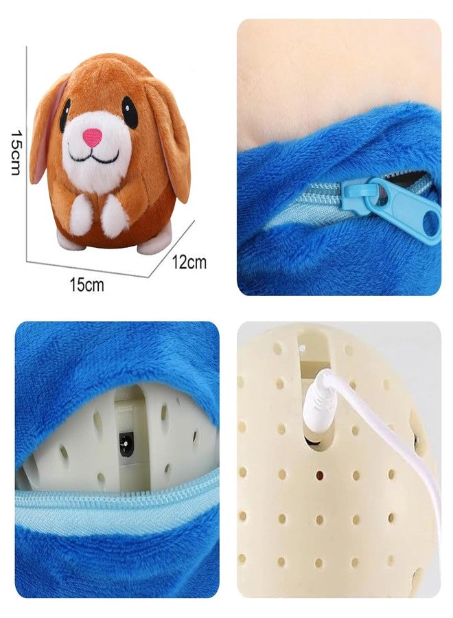 OTXKXBLP Active Moving Plush Toy, Interactive Pet Bouncing Balls, USB Rechargeable Sound Electronic Dog Toy, Cute Squeaky Pig Dog Toy - Image 2