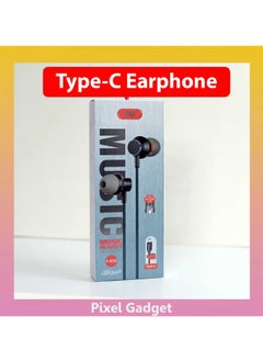 KIN Type-C Earphone-KIN K-808 Earphones Stereo Music Headphone Gaming Sport Earphones With Microphone- Type-C Super Bass Headset with Microphone  - Image 1
