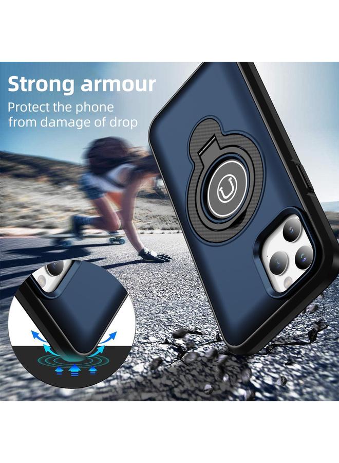 زبون جراب لهاتف iPhone 12 Pro Max مع حامل حلقي مغناطيسي - Image 5