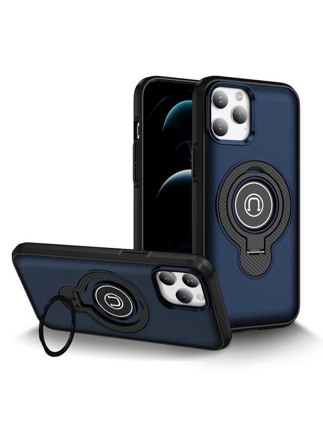 زبون جراب لهاتف iPhone 12 Pro Max مع حامل حلقي مغناطيسي - Image 1