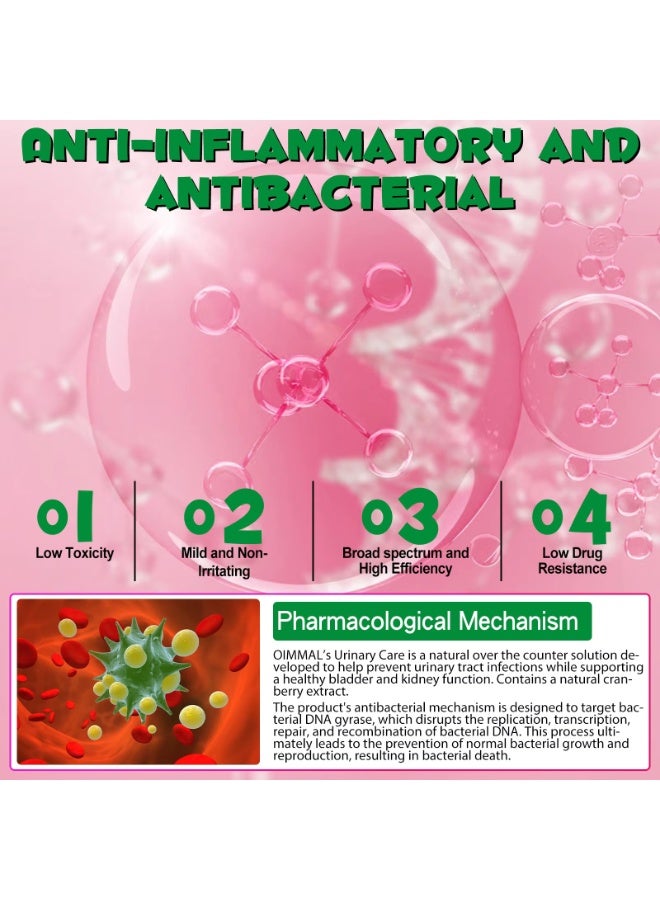 Oimmal علاج المسالك البولية للكلاب 60 مل، علاج عدوى المسالك البولية للكلاب، المسالك البولية للكلاب مع مستخلص التوت البري - Image 4