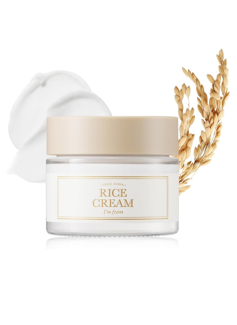 I'M FROM Rice Cream, 41% Bran Extract with Ceramides | Improves Skin's Moisture Barrier by Im From  - Image 1