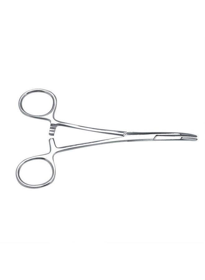 POCREATION Dog Ear Powder Dog Ear Powder Pet Ear Hair Tweezers, Stainless Steel Curved Tip Ear Hair Tweezers Stainless Steel Pet Dog Cat Ear Hair Tweezers Curved Tip Cleaning Clamp (S 7.9In) - Image 5