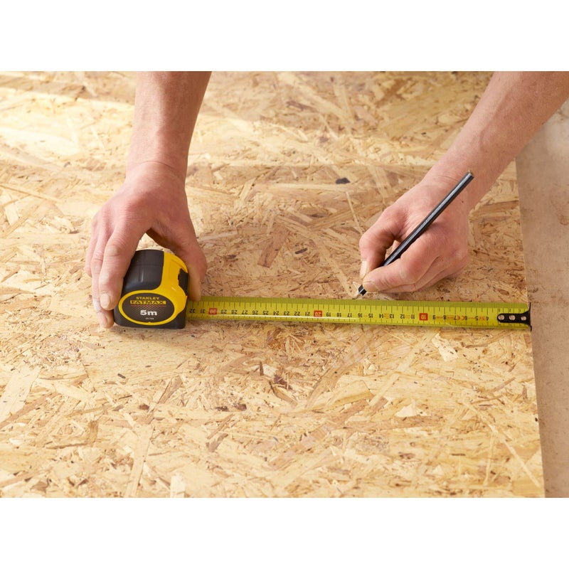 Stanley - FatMax متر قياس ستانلي فات ماكس 5م، طلاء درع الشفرة، 3.3م بروز الشريط، خطاف مغناطيسي، 0-33-726 - Image 3