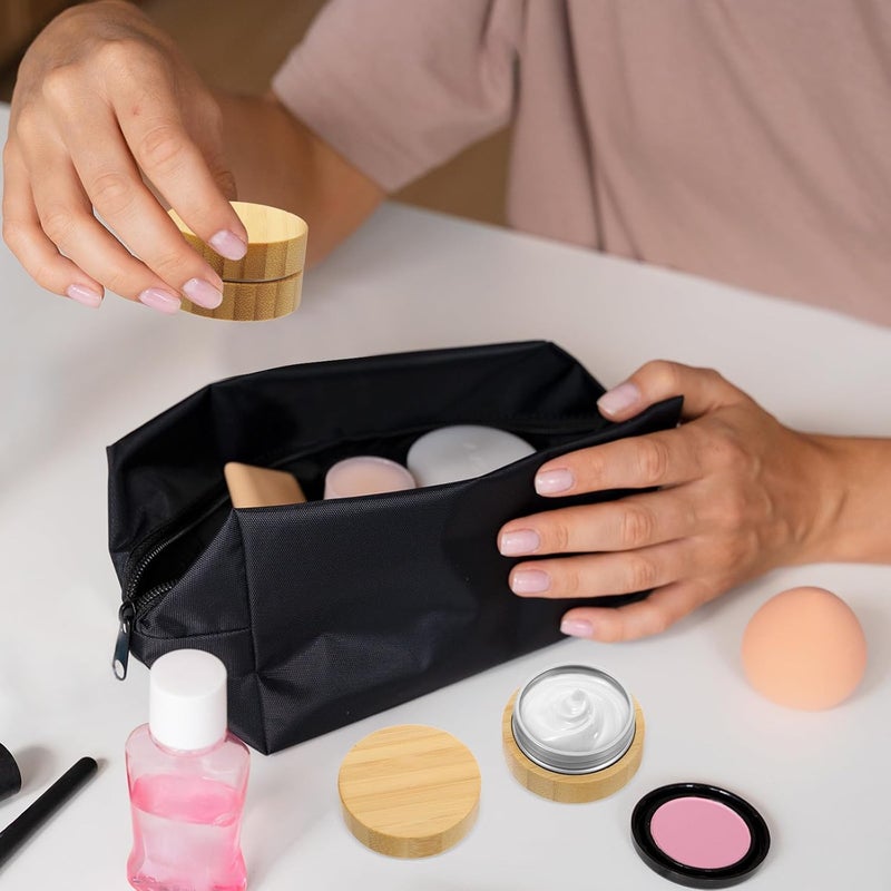 IMIKEYA Aluminum Lip Balm Tin Jar 15g Portable Travel Cosmetic Container with Lid Mini Refillable Cream Storage for Women - Image 5
