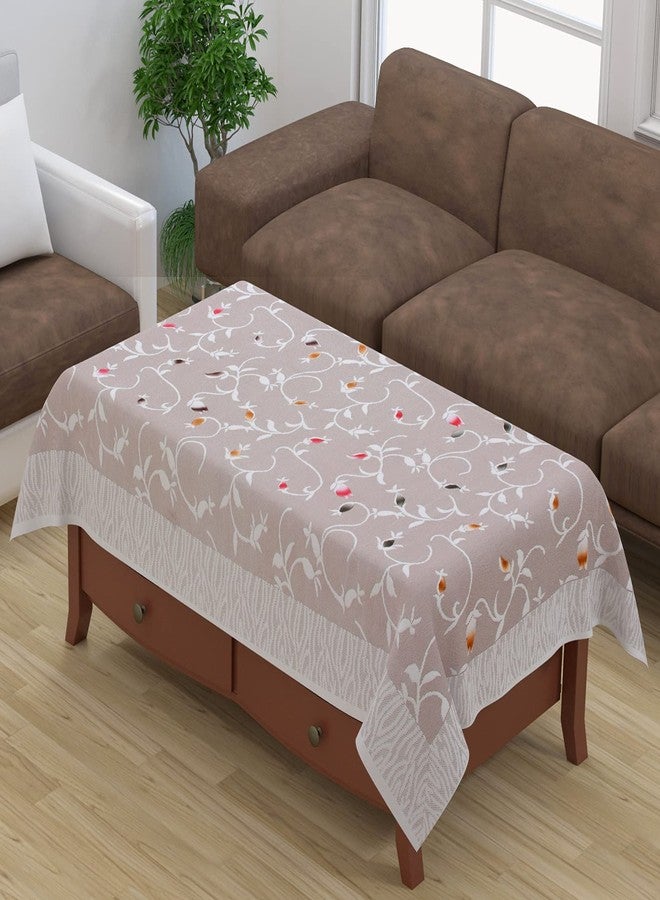 Castiqa Floral 4 Seater Table Cover (Multicolor, Polyester) - Image 1