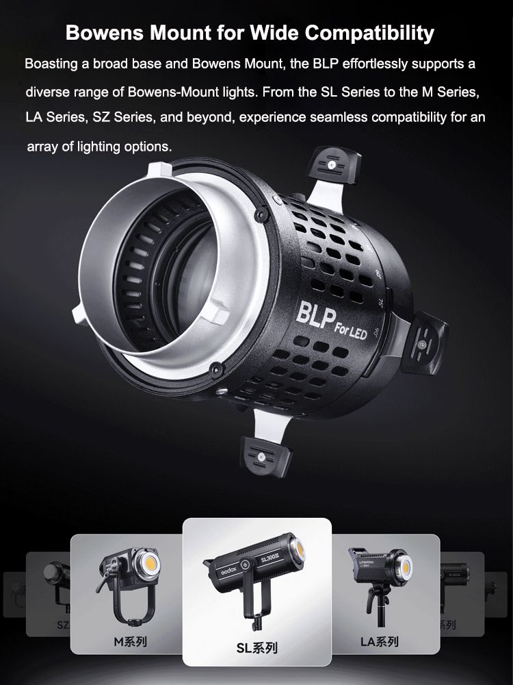 Godox Gobo Set Sa-09-004 Gobo Kit for Bowens Mount Light - Image 3