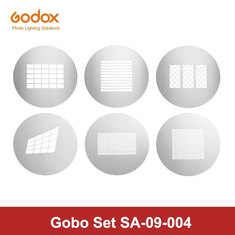 Godox Gobo Set Sa-09-004 Gobo Kit for Bowens Mount Light - Image 1
