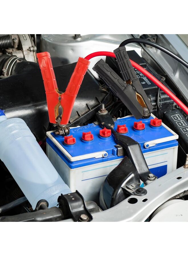 Jump Lead Clamps 500A Pure Copper Car Battery Charger Clamps 2PCS Power Replacement Battery Alligator Clips Jumper Cable Clamps Welder Clips for Car Automotive Vehicle Boat - Image 3