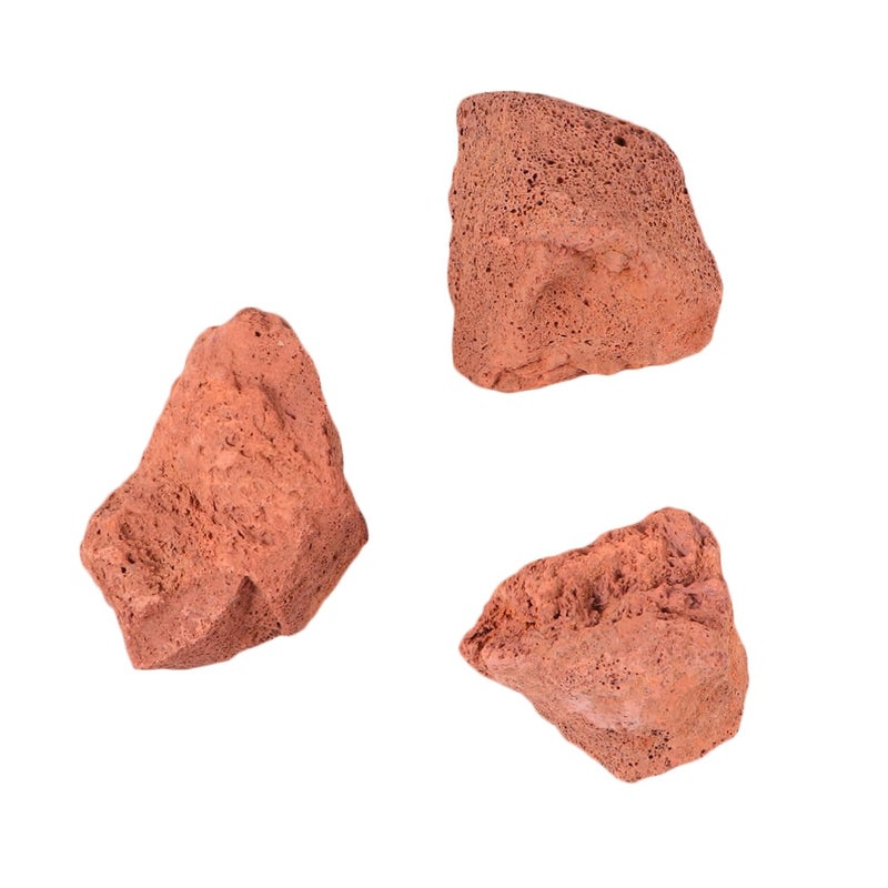 الحصى الطبيعي من الحجر البركاني لحوض السمك 450 جرام صخور الزيوليت ديكور حوض أسماك المياه العذبة - Image 2