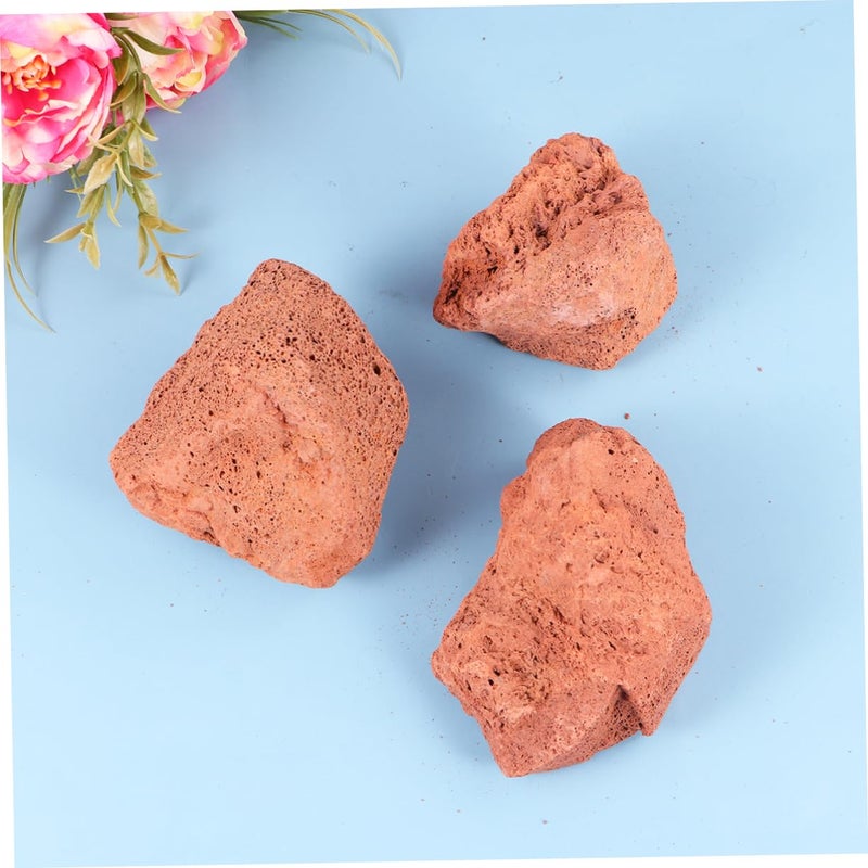 الحصى الطبيعي من الحجر البركاني لحوض السمك 450 جرام صخور الزيوليت ديكور حوض أسماك المياه العذبة - Image 3