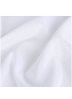Generic Collapsible Backdrop Photo Booth Background Polyester Cotton Backdrop for YouTube Video Recording Photography Video Television Screen Birthday Wedding Party (3.3x6.6ft White)  - Image 3
