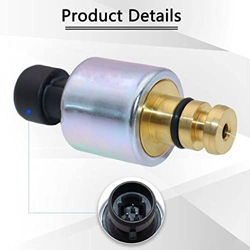 KEJSTED A500 40RH 42RH 42RE 44RE Governor Pressure Transducer Sensor 3-Pin Round Connector Compatible with 93-95 Jeep Grand Cherokee 56027562 12415A - Image 2