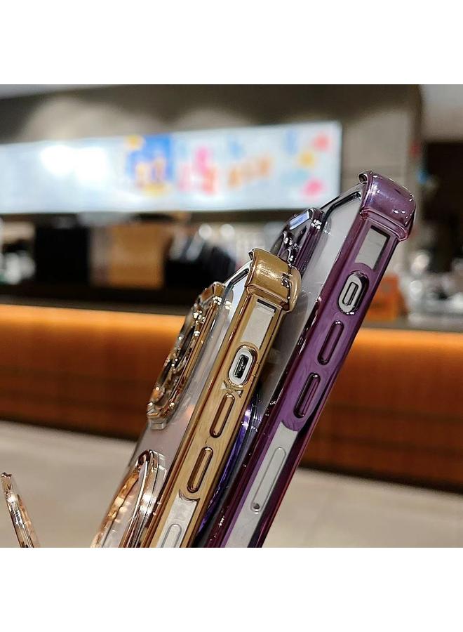 S-TOP Case For iPhone 14 Plus Ultra-thin Electroplated Holder Magsafe Phone Case - Image 5