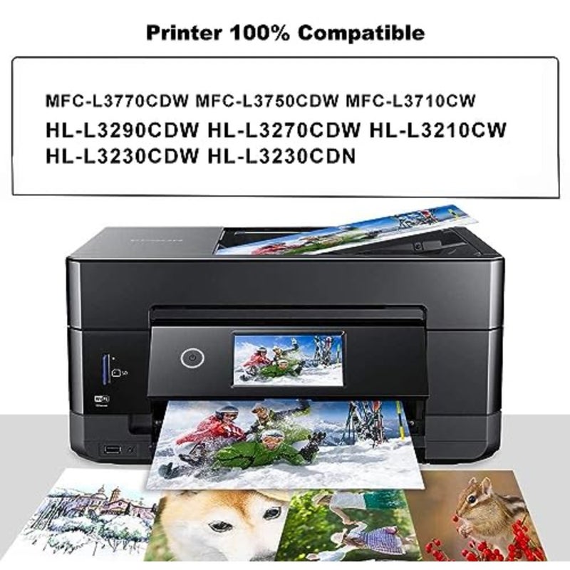 استبدال خرطوشة الحبر المتوافقة لـ TN-273 TN273 tn247 يستخدم لـ Brother MFC-L3770CDW MFC-L3750CDW MFC-L3710CW HL-L3290CDW HL-L3270CDW HL-L3210CW HL-L3230CDW DCP-L3510CDW HL-L3230CDN - Image 2