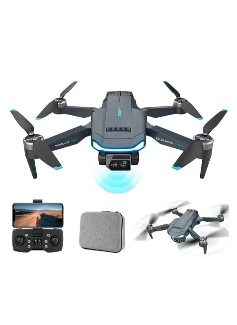 ELTRAZONE - New RC Drones F194 Mini GPS Drone – 4K HD Dual Camera, Brushless Motors, 5G WIFI FPV, Foldable Quadcopter for Aerial Photography, Long Flight Time, Stable and Easy to Control - Image 1