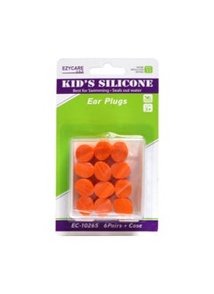 Kid's Silicone Ear Plugs 6 Pairs 10265
