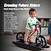 Strider 12 Sport Bike Red Rocking Base Helps Teach Baby How to Ride a Balance Bicycle for Kids 6 Months to 4 Years Easy Assembly Adjustments - Image 4