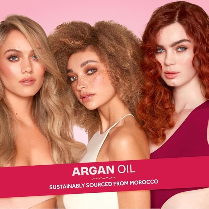 Lee Stafford Miracle Hair Oil Argan Oil Collection Best Anti Frizz Styling Oil for Dry Damaged Hair Adds Bonding Moisture and Shine to Dull Strands for Men Women After Blowout Coat 50 ml